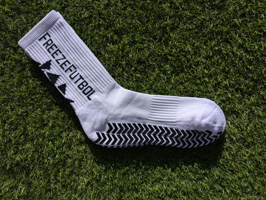 Freeze Futbol Grip Socks - White